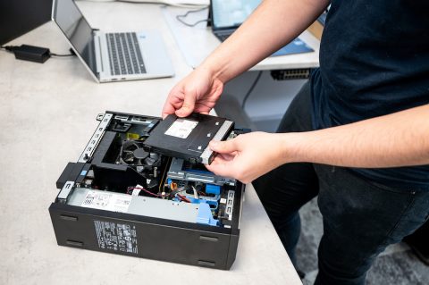 PC being taken apart