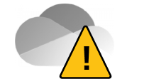 Grey OneDrive Warning Icon