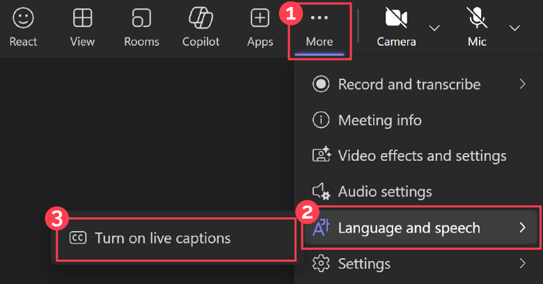 How to Use Microsoft Teams Live Captions | Video Demo | Breakwater IT