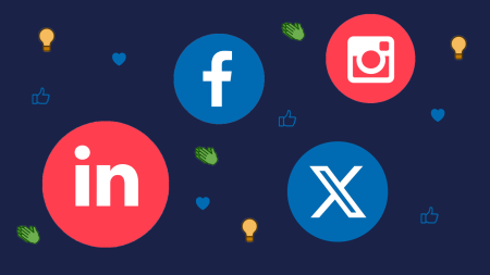 Social Media Icons and Reactions