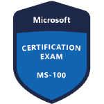 MS-100 Microsoft Badge