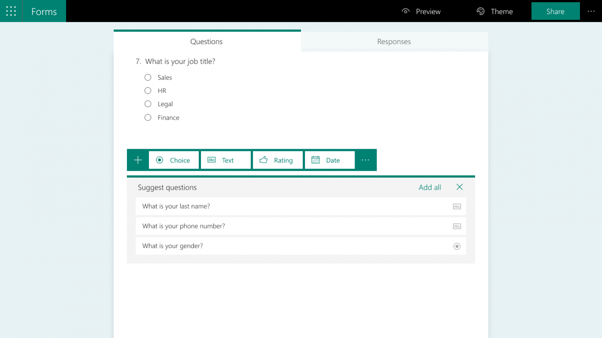 How to use microsoft forms video demo breakwater it