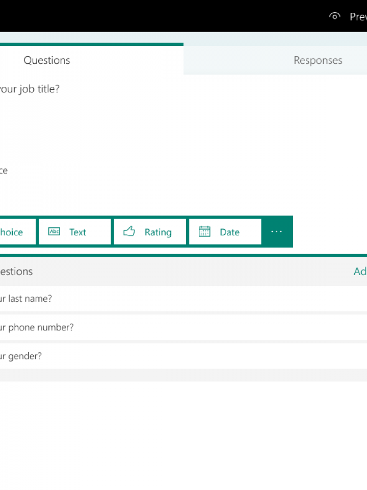 How to use microsoft forms video demo breakwater it