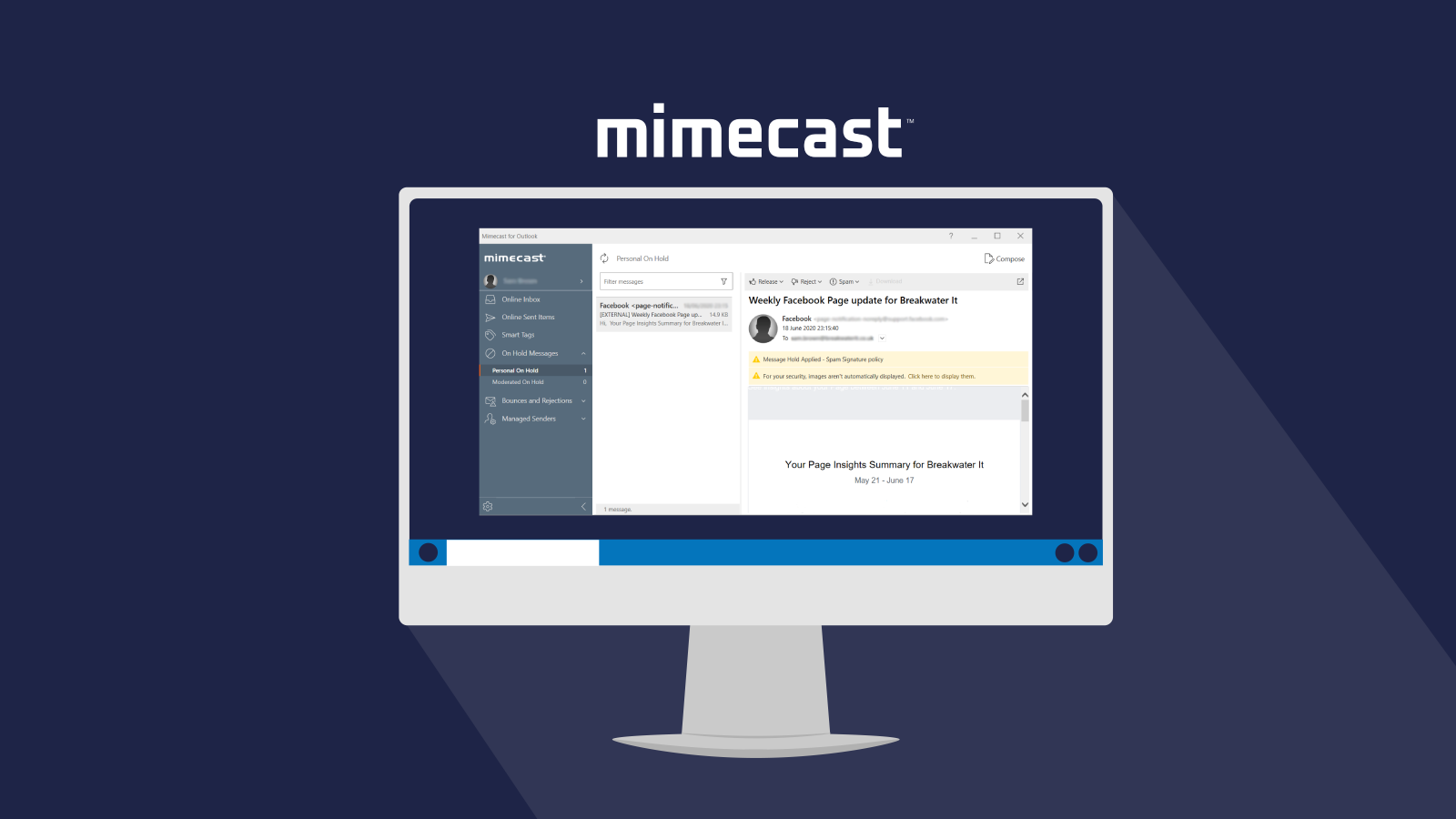 Mimecast In Outlook | Free User Guide | Breakwater IT