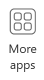More Apps Icon in New Outlook