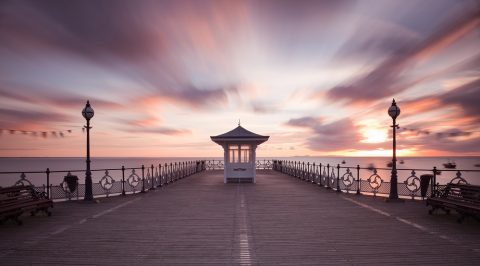 Beach Pier at Sunset