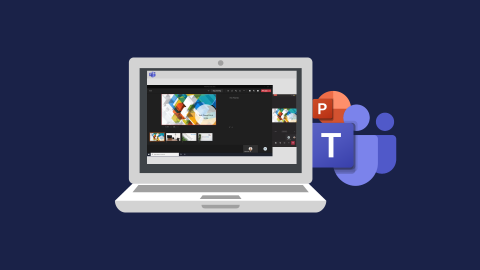 PowerPoint Live on Microsoft Teams Graphic