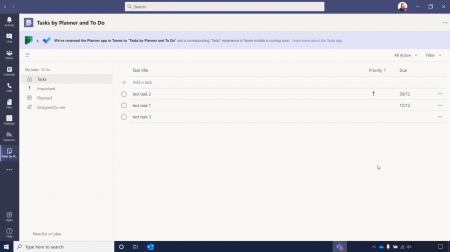 Tasks By Planner and To Do in Microsoft Teams