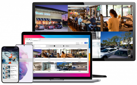 Cloud CCTV platform on desktop, laptop and mobile Cloud CCTV platform on desktop, laptop and mobile