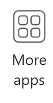 New Outlook More Apps Button