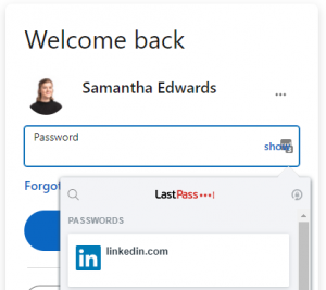 LastPass Auto Fill Credentials