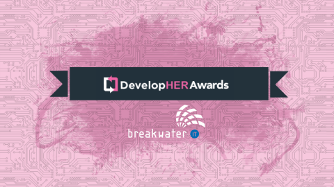 DevelopHER x Breakwater IT Logos