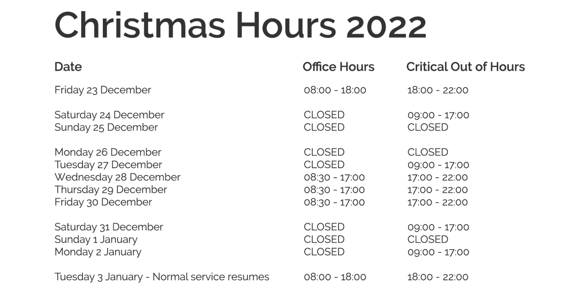 christmas-opening-hours-breakwater-it-norwich-norfolk