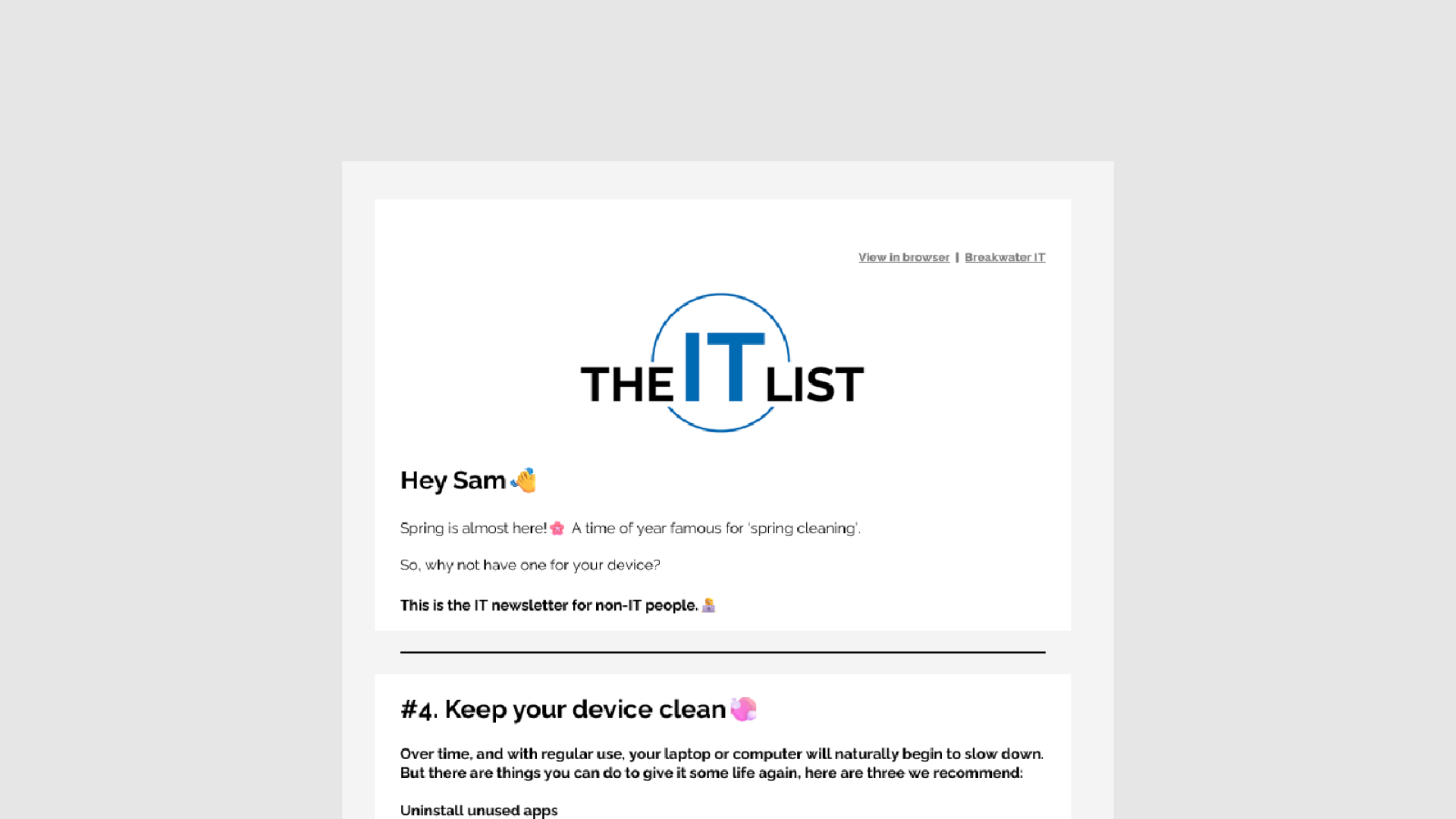 The IT List #4