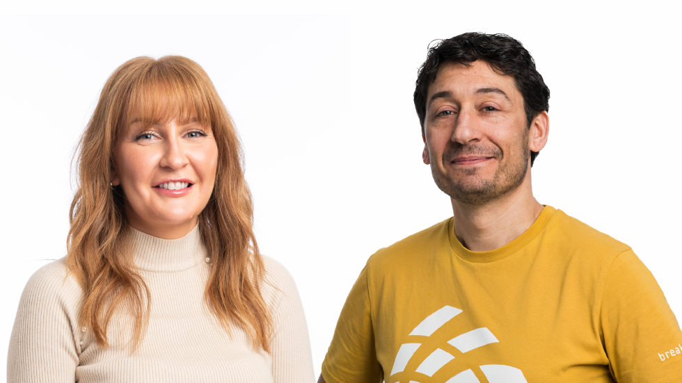 Jordan Lamb and John Gostling Headshots