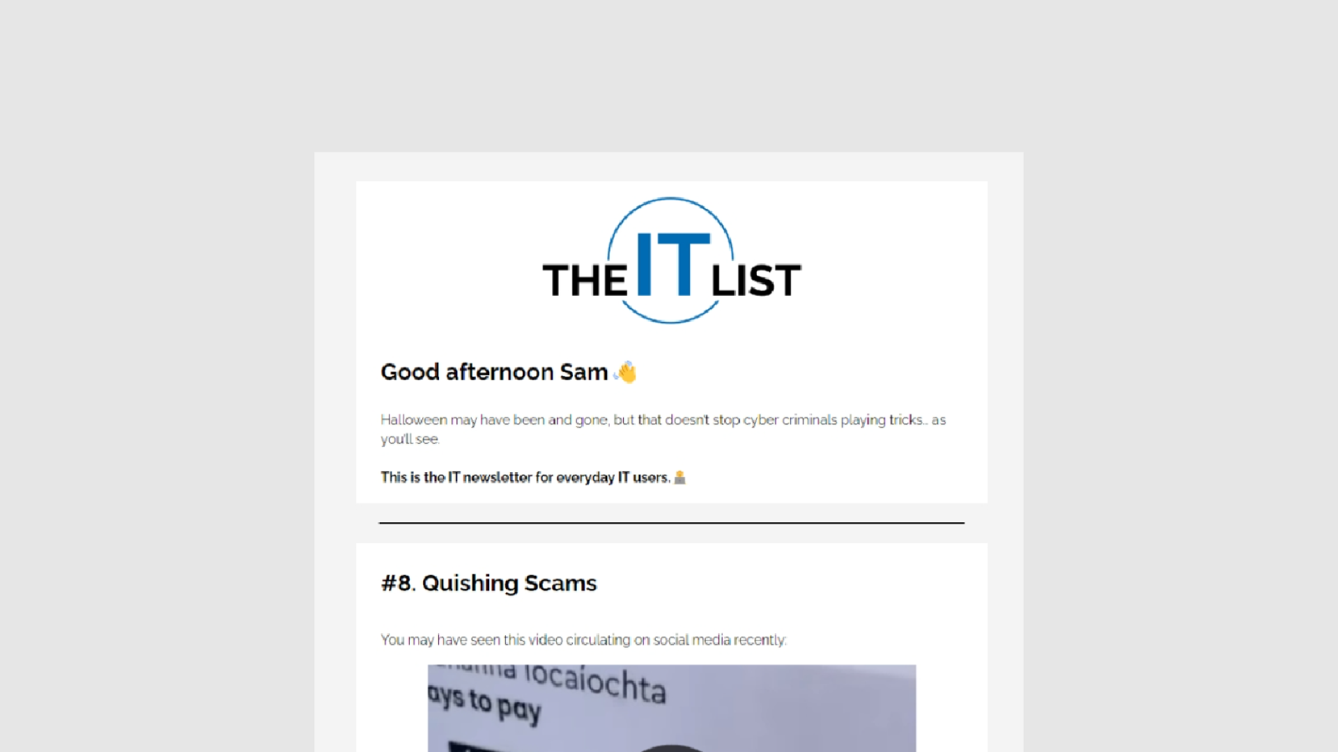 The IT List #8