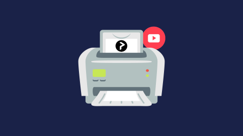 A printer graphic with the Printix logo.