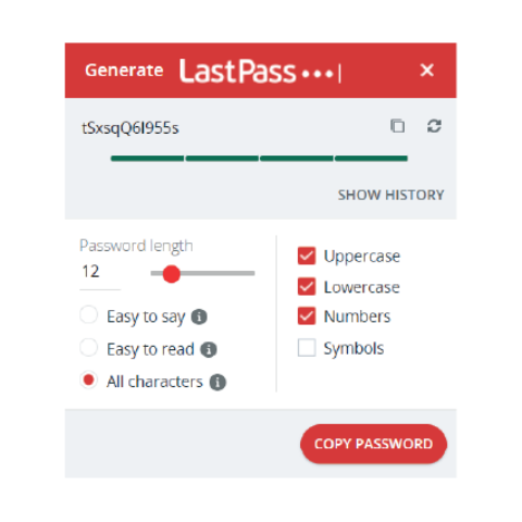 LastPass Password Generator LastPass Password Generator