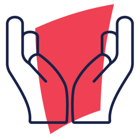 Support Hands Icon Support Hands Icon