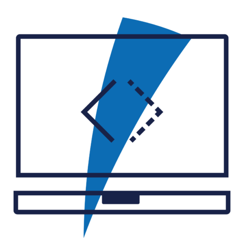Laptop with Intranet Icon