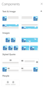 Components in Newsletters