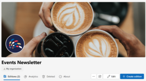 Newsletter in Outlook