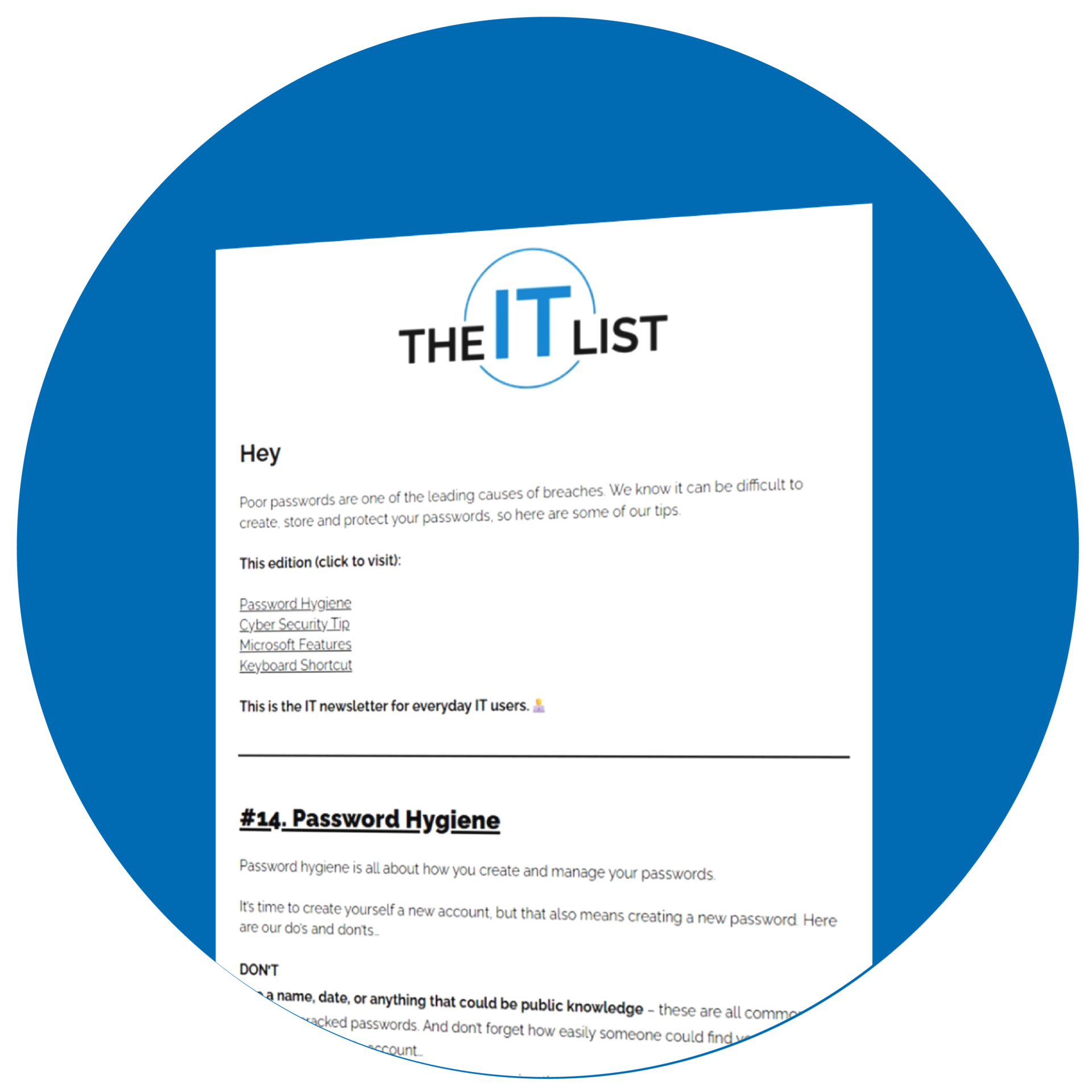 The IT List 14