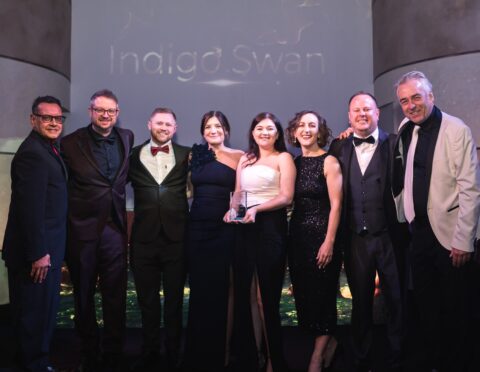 Indigo Swan team at the TELCA 2025 Awards