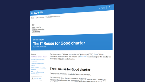 IT Reuse for Good Charter