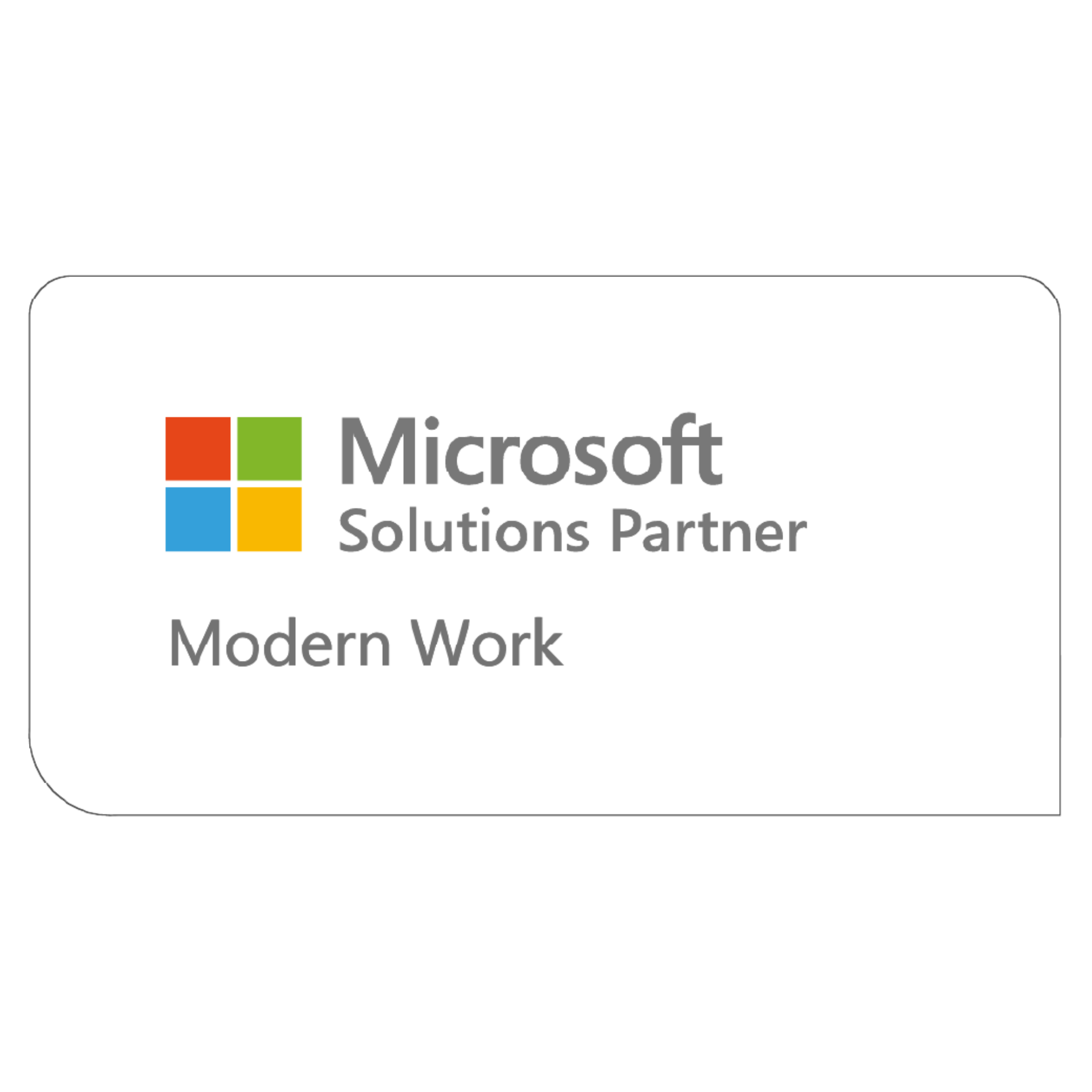 Microsoft Solutions Partner - Modern Work